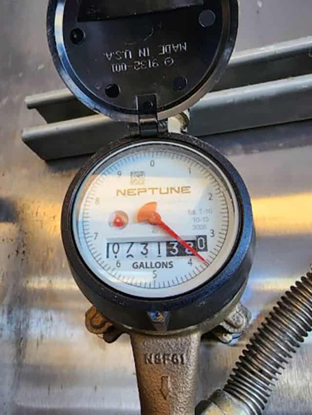 Pressure regulator installation in Georgia.